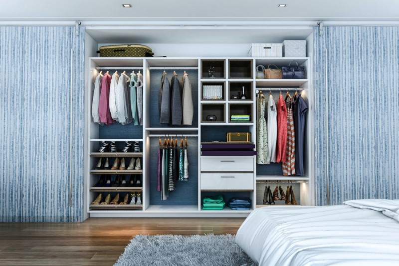 Как организовать шкаф в спальне